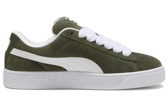 Puma SUEDE XL UNISEX - Skate shoes - dark olive/white/olive