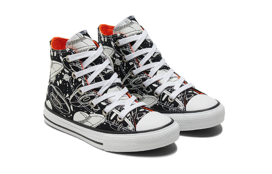 Converse Chuck Taylor All Star Canvas Shoes K White/Black 673086C ...