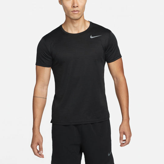 Men's Nike Running Training Quick Dry Sports Round Neck Short Sleeve B ...