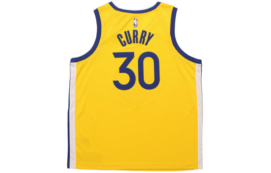 Air Jordan NBA Stephen Curry Warriors Statement Edition 2020 Swingman Jersey Yellow CV9477-729