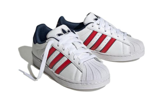 (PS) adidas Superstar 'White Scarlet Indigo' IG0255-KICKS CREW