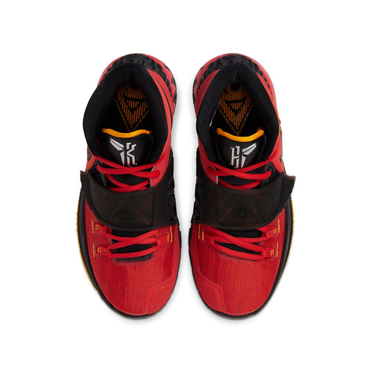 (GS) Nike Kyrie 6 'Red Black Yellow' CW3042-600