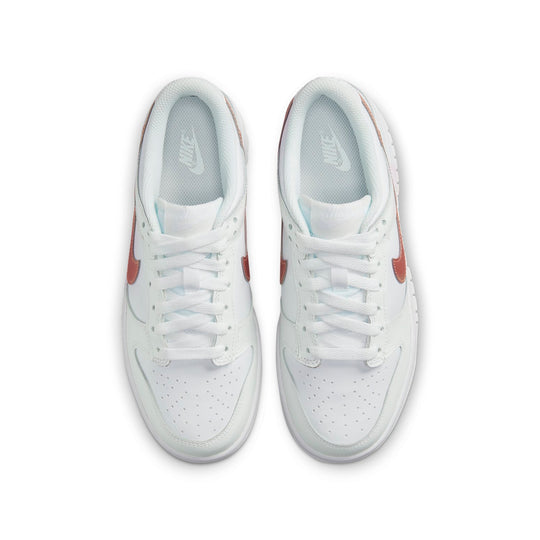 (GS) Nike Dunk Low 'White Metallic Red Bronze' DH9765-100 - KICKS CREW