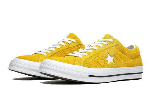 Converse one star sales suede yellow