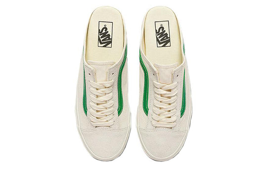 Vans Style 36 Mule Low Tops Casual Skateboarding Shoes Unisex White Green VN0A7Q5YRFX