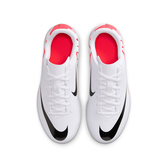 (GS) Nike Jr. Mercurial Vapor 15 Club Indoor 'White Bright Crimson' DJ ...