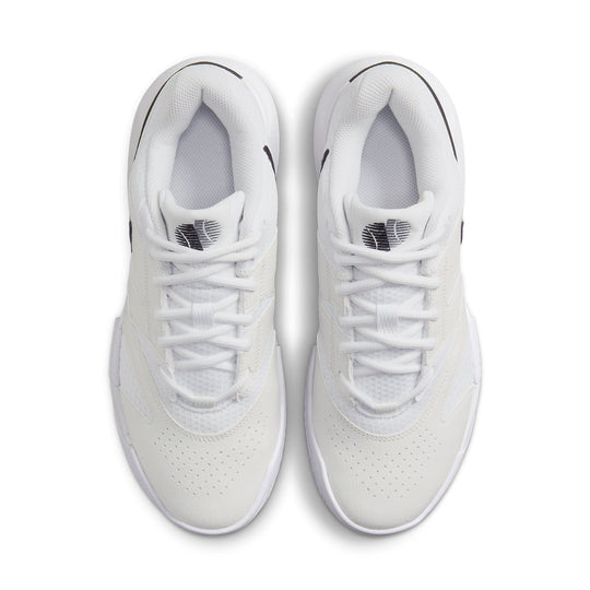 (WMNS) NikeCourt Lite 4 'White Black' FD6575-100 - KICKS CREW