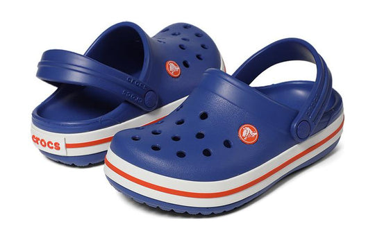 (GS) Crocs Crocband Clog 'Coral Blue' 207006-4O5 - KICKS CREW