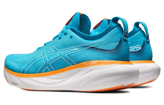 Asics Gel Nimbus 25 Wide 'Island Blue Sun Peach' 1011B625-400 - KICKS CREW