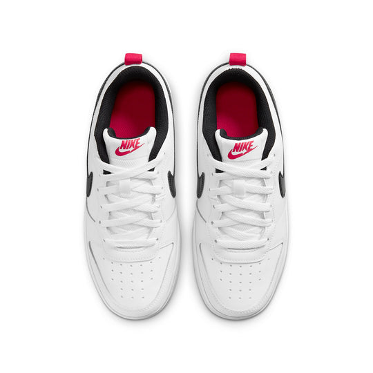 (GS) Nike Court Borough Low 2 SE 'White Very Berry' DM0110-100 - KICKS CREW