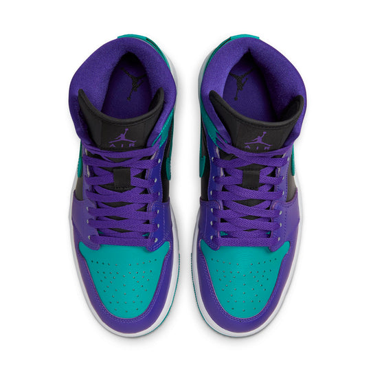 (WMNS) Air Jordan 1 Mid 'Black Grape' BQ6472-502