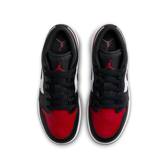 (GS) Air Jordan 1 Low 'Bred Toe 2.0' 553560-161