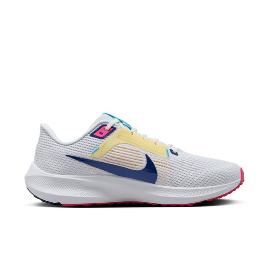 (WMNS) Nike Pegasus 40 'White Deep Royal Blue' DV3854-105 - KICKS CREW