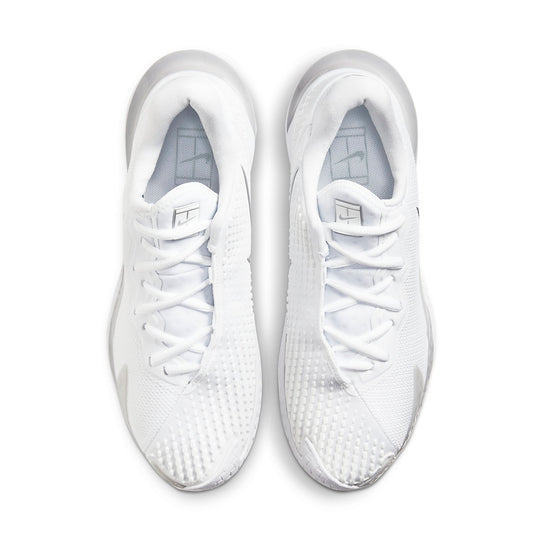 WMNS) Nike Court Air Zoom Vapor Cage 4 'White Metallic Silver