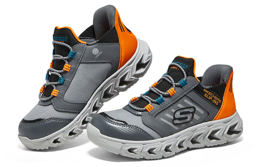 (GS) Skechers Slip-Ins Hypno-Flash 2.0 'Grey Orange' 403843L-CCOR