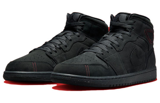 Air Jordan 1 Mid SE Craft 'Dark Smoke Red' FD8634-001