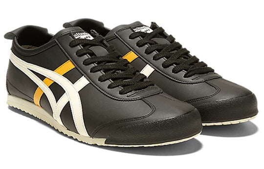 Onitsuka Tiger MEXICO 66 Shoes 'Black White Yellow' 1183C080-001-KICKS CREW