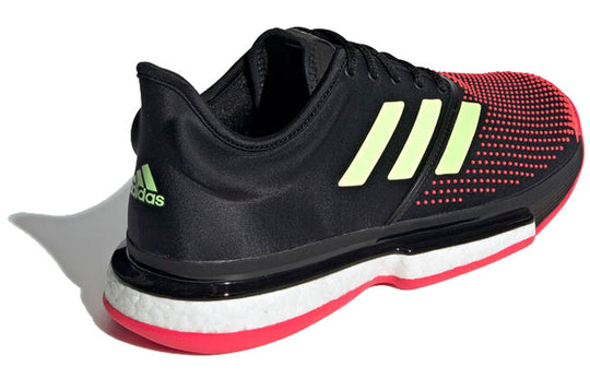 adidas SoleCourt 'Black Yellow Red' AH2131