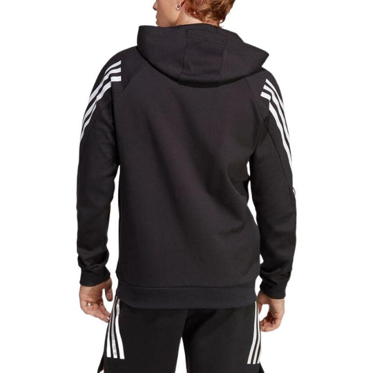 adidas Future Icons 3-Stripes Hoodie 'Black' IC6710 - KICKS CREW