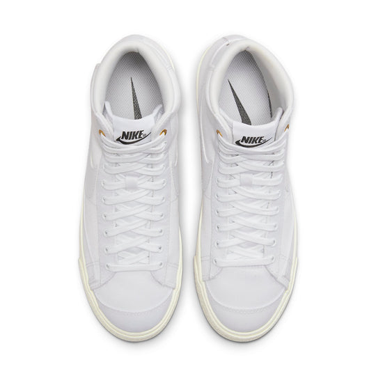 (WMNS) Nike Blazer Mid '77 Canvas 'White Sail' DX5550-100-KICKS CREW