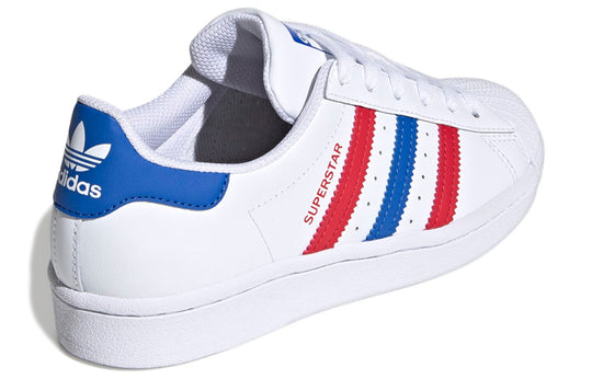 (GS) adidas originals Superstar J 'White Red Blue' FW5851 - KICKS CREW