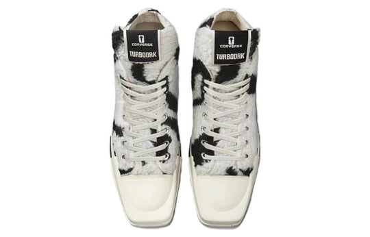 Converse Rick Owens x DRKSHDW TURBODRK Chuck 70 High 'Zebra' A03943C