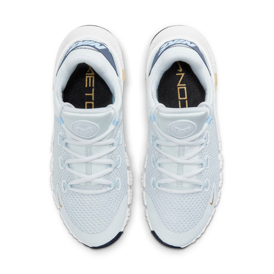 (WMNS) Nike Free Metcon 4 'Pure Platinum Metallic Gold Coin' CZ0596-04 ...