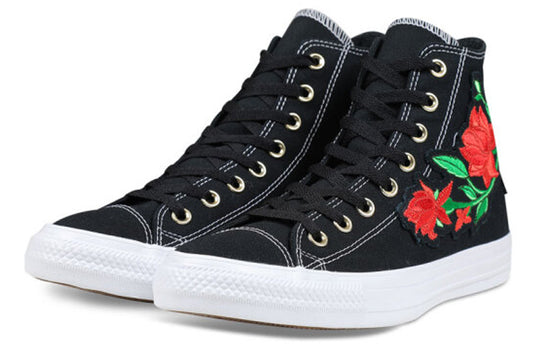 Converse Chuck Taylor All Star Embroidery 'Black Red' 160355C
