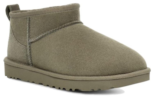 WMNS) UGG Classic Ultra Mini Boot 'Moss Green' 1116109-MSG-KICKS CREW