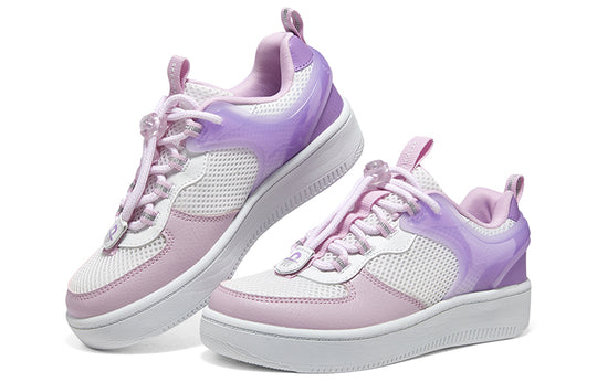 (GS) Skechers Skateboard Shoes 'White Pink Purple' 310142L-WLV