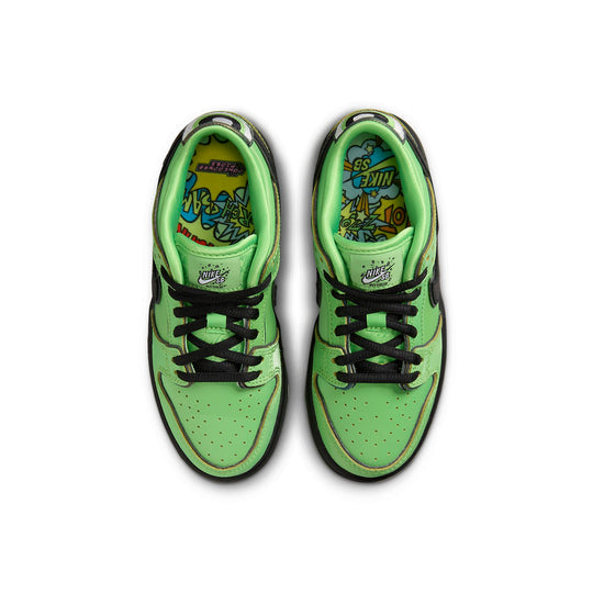 (PS) Nike x The Powerpuff Girls SB Dunk Low Pro QS 'Buttercup' FZ8832-300