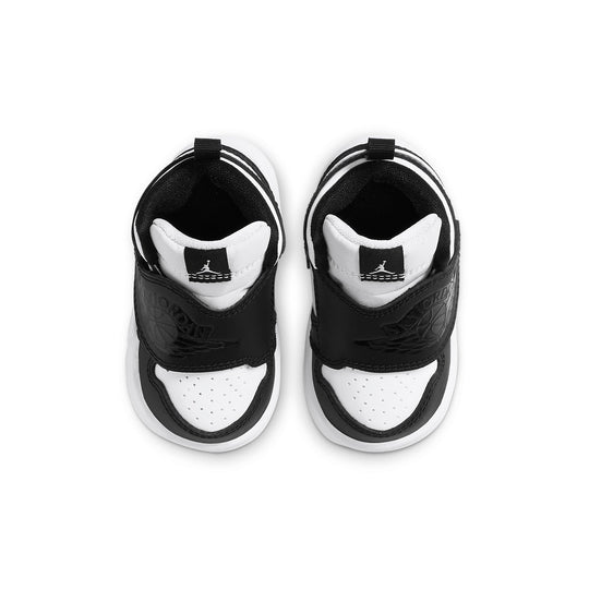 (TD) Air Jordan 1 Sky Black/White BQ7196-010 Infant/Toddler Shoes  -  KICKS CREW