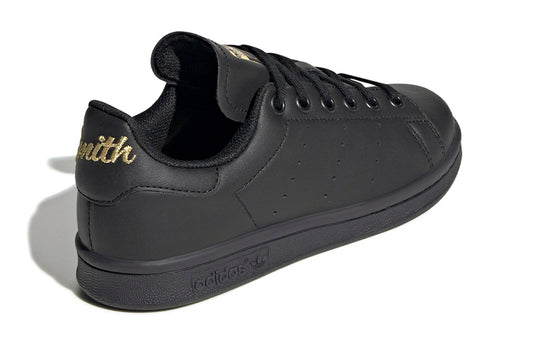 (GS) adidas originals Stan Smith J 'Black Gold' EF4914