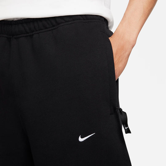 Nike Nike Sportswear NSW Swoosh Open Hem Fleece Pants 'Black' FN3343-0 ...