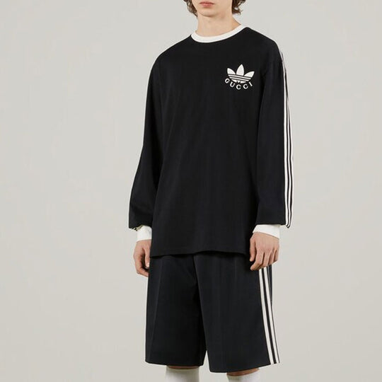 Adidas X Gucci long sleeve T-shirt 'Black' 722944-XJE1H-1152