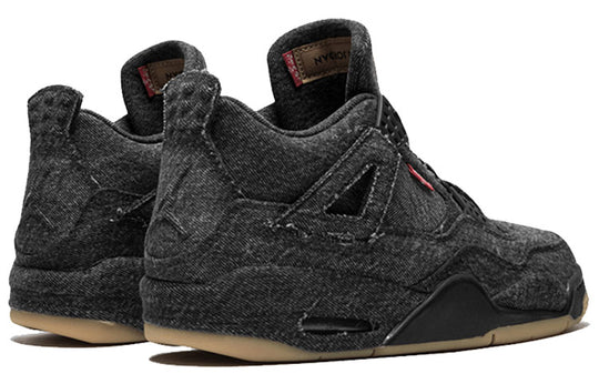 Levi's x Air Jordan 4 Retro 'Black Denim' AO2571-001