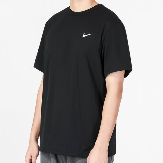 Nike Dri-FIT UV Hyverse Short Sleeve Fitness Top 'Black' DV9840-010 ...