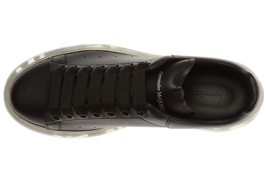 Alexander mcqueen black clear hot sale sole