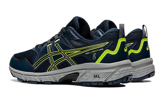 (GS) ASICS Gel-Venture 8 'French Blue Hazard Green' 1014A141-406 ...