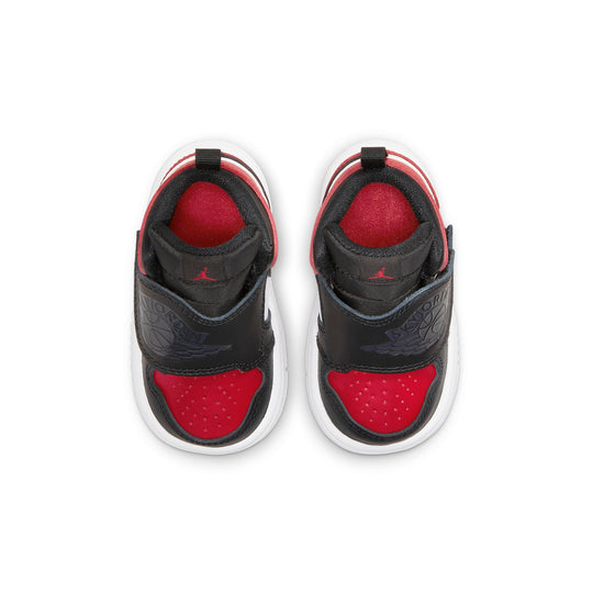 (TD) Air Jordan 1 Sky Black/Red BQ7196-016 Infant/Toddler Shoes  -  KICKS CREW