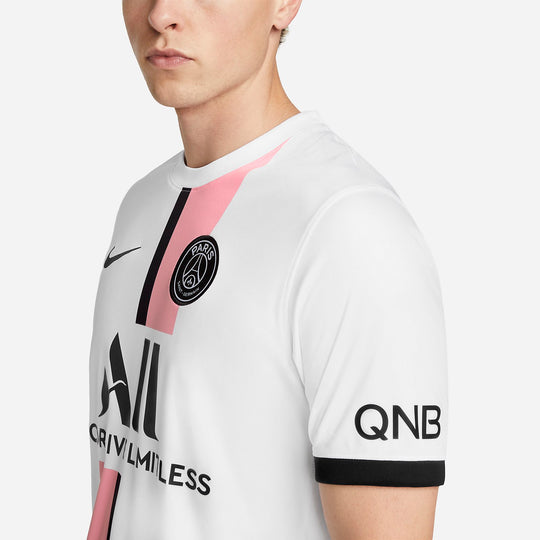 Nike Paris Saint Germain 21 Away Jersey 'White Pink' CV7902-101