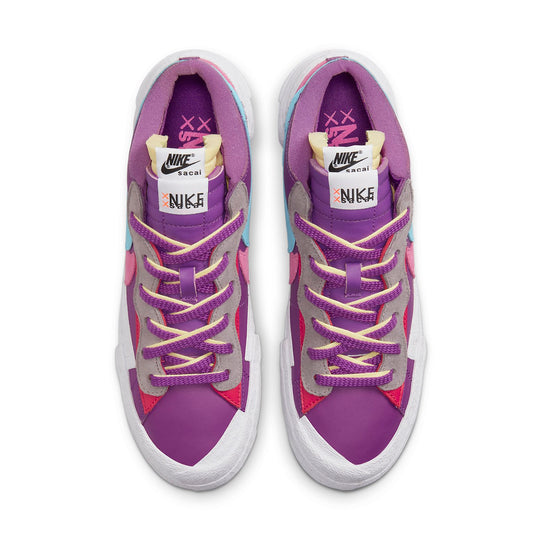 Nike KAWS x sacai x Blazer Low 'Purple Dusk' DM7901-500 - KICKS CREW