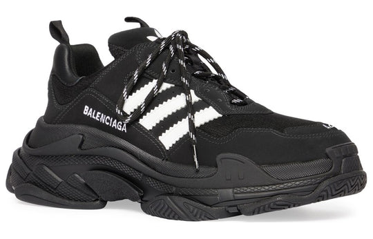 (WMNS) Adidas x Balenciaga Triple S Sneaker 'Black' 712764W2ZB21090