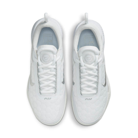 (WMNS) NikeCourt Zoom NXT 'White Metallic Silver' DV3282-101-KICKS CREW