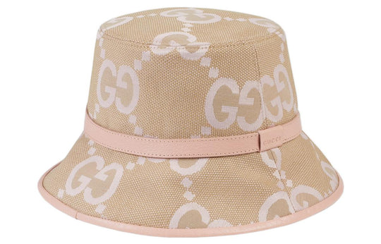 (WMNS) Gucci Jumbo GG Bucket Hat 'Beige Light Pink' 730336-3HAPT-8872 ...