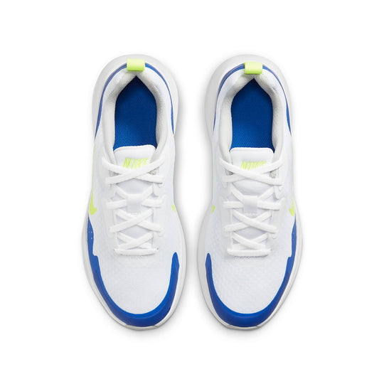 (GS) Nike WearAllDay 'White Green Royal Blue' CJ3816-104 - KICKS CREW