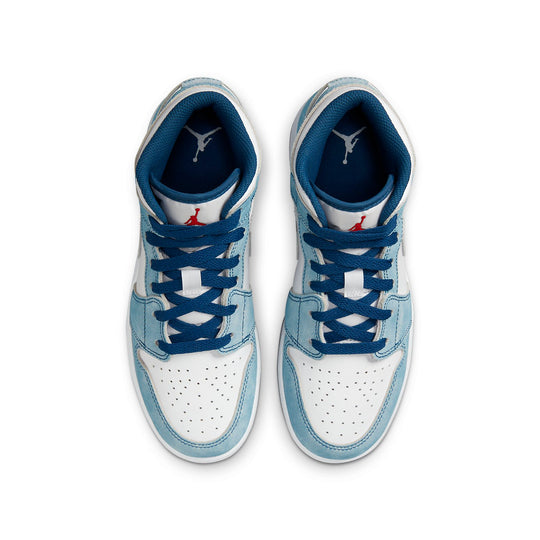 (GS) Air Jordan 1 Mid SE 'French Blue' DR6235-401 - KICKS CREW