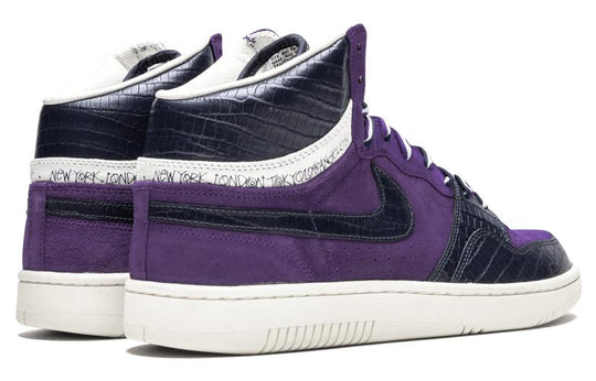 Nike x Stussy Court Force Hi 'Varsity Purple Dark Obsidian' 312270-542