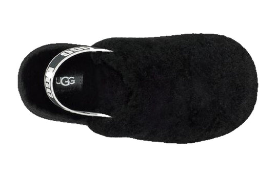 (PS) UGG Fluff Yeah Clog Slipper 'Black' 1123633K-BLK