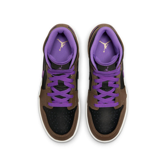 (GS) Air Jordan 1 Mid 'Purple Mocha' DQ8423-215